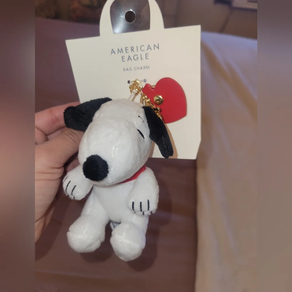 American Eagle Outfitters Snoopy Dog Charm - White, Black, and Red - Picture 2 of 3